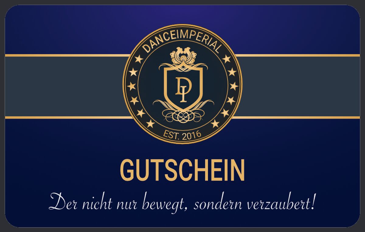 Gutschein-Motiv "Gutschein" – DANCEIMPERIAL Regensburg