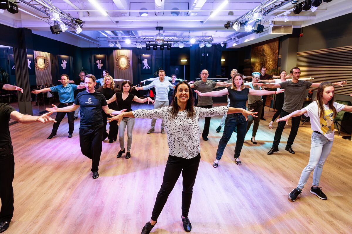 Voller Workshop-Saal beim DANCEIMPERIAL Festival 2025, DANCEIMPERIAL Regensburg